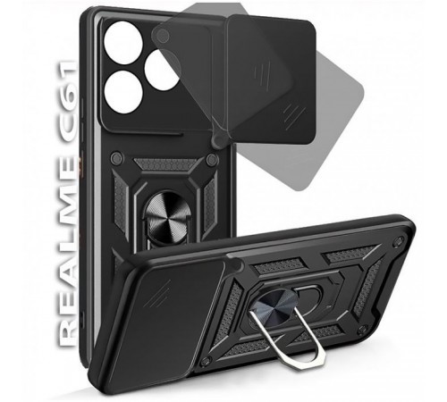 Чохол до мобільного телефона BeCover Military Realme C61 Black (712177) Чохол до мобільного телефона BeCover Military Realme C61 Black (712177)