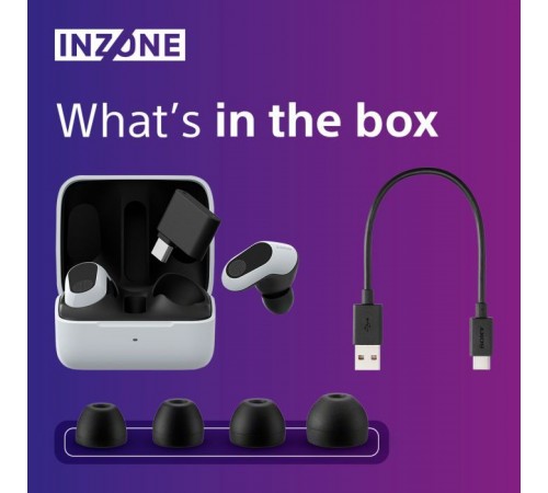 Наушники Sony INZONE Buds White (WFG700NW.CE7) Наушники Sony INZONE Buds White (WFG700NW.CE7)