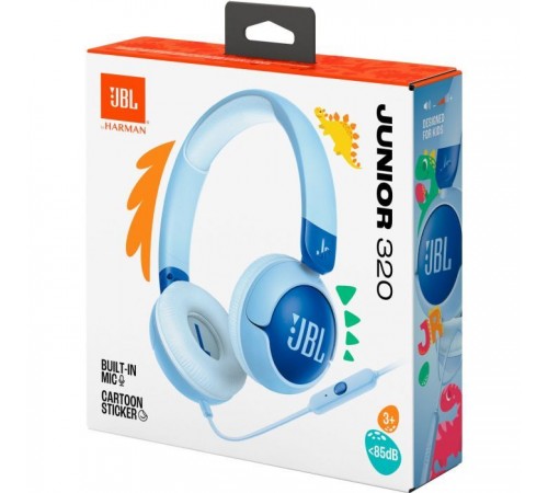 Наушники JBL JR 320 Blue (JBLJR320BLU) Наушники JBL JR 320 Blue (JBLJR320BLU)