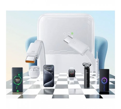 Батарея универсальная Baseus Comet 20000mAh 30W, White (P10022509222-00) (P10022509212-00) Батарея универсальная Baseus Comet 20000mAh 30W, White (P10022509222-00) (P10022509212-00)