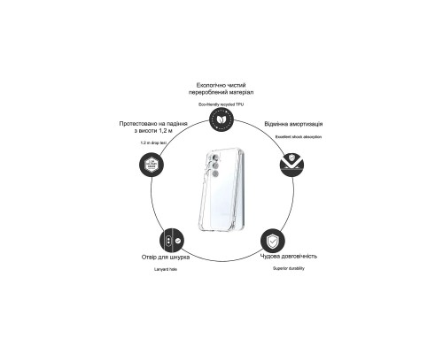 Чехол для мобильного телефона Drobak Acrylic Case with Airbag Samsung Galaxy S24 FE Camera cover (949427)
