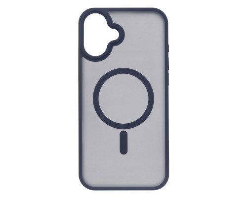 Чохол до мобільного телефона 2E iPhone 16 Plus Soft Touch MagSafe Cover dark blue (2E-IPH-16PL-OCLS-DB) Чохол до мобільного телефона 2E iPhone 16 Plus Soft Touch MagSafe Cover dark blue (2E-IPH-16PL-OCLS-DB)