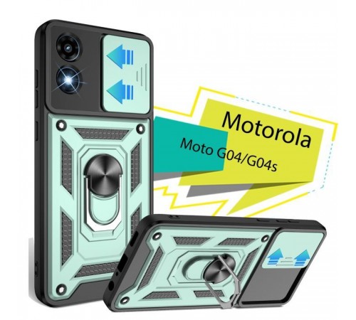 Чохол до мобільного телефона BeCover Military Motorola Moto G04/G04s Dark Green (713064) Чохол до мобільного телефона BeCover Military Motorola Moto G04/G04s Dark Green (713064)