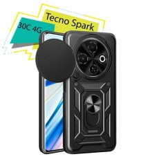 Чохол до мобільного телефона BeCover Military Tecno Spark 30C 4G Black (713074)