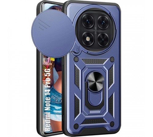 Чохол до мобільного телефона BeCover Military Xiaomi Redmi Note 14 Pro 5G Blue (713095) Чохол до мобільного телефона BeCover Military Xiaomi Redmi Note 14 Pro 5G Blue (713095)