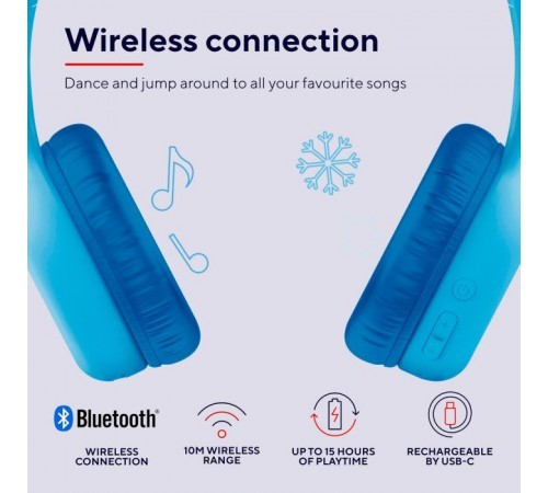 Навушники Trust Nouna Kids Wireless Blue (25275) Навушники Trust Nouna Kids Wireless Blue (25275)