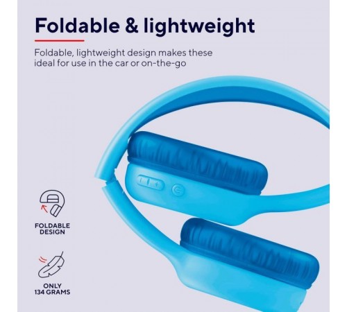 Навушники Trust Nouna Kids Wireless Blue (25275) Навушники Trust Nouna Kids Wireless Blue (25275)