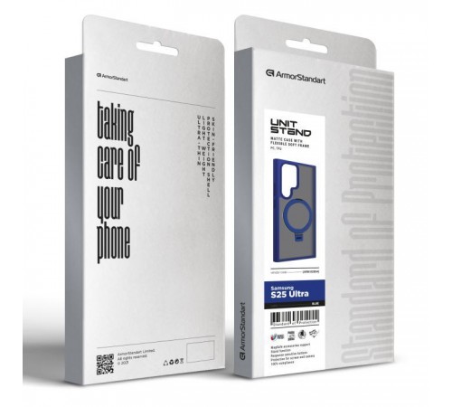 Чохол до мобільного телефона Armorstandart Unit Stand Samsung S25 Ultra Blue (ARM82864) Чохол до мобільного телефона Armorstandart Unit Stand Samsung S25 Ultra Blue (ARM82864)
