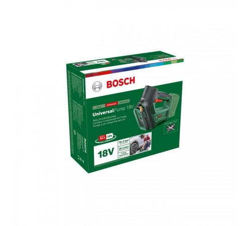 Автомобильный компрессор Bosch UniversalPump, 18 В, (без АКБ и ЗУ) (0.603.947.100) Автомобильный компрессор Bosch UniversalPump, 18 В, (без АКБ и ЗУ) (0.603.947.100)