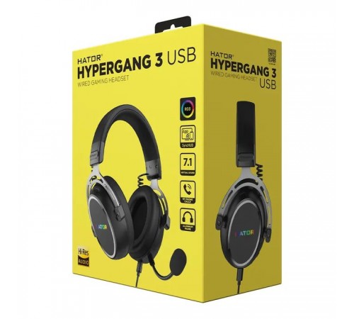 Навушники Hator Hypergang 3 Hi-Res Black (ESH50) Навушники Hator Hypergang 3 Hi-Res Black (ESH50)