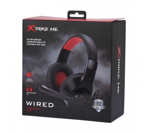 Навушники Xtrike ME HP-312 XBOX/PS/PC Black/Rad (HP-312)