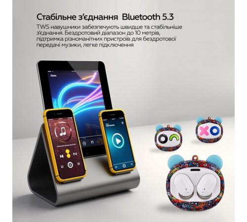 Навушники XoKo G05-face changing TWS Violet (G05-VIOT) Навушники XoKo G05-face changing TWS Violet (G05-VIOT)
