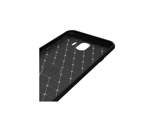 Чохол до мобільного телефона Laudtec для Samsung J4/J400 Carbon Fiber (Black) (LT-J400F)