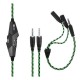 Наушники Gemix X-350 black-green