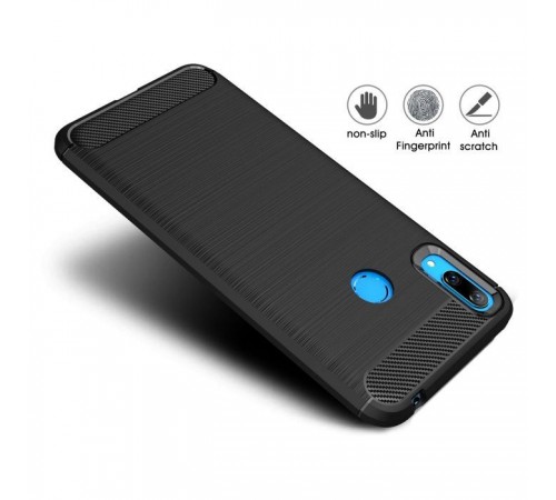 Чехол для мобильного телефона Laudtec для Huawei Y7 2019 Carbon Fiber (Black) (LT-HY72019B) Чехол для мобильного телефона Laudtec для Huawei Y7 2019 Carbon Fiber (Black) (LT-HY72019B)