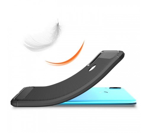 Чехол для мобильного телефона Laudtec для Huawei Y7 2019 Carbon Fiber (Black) (LT-HY72019B) Чехол для мобильного телефона Laudtec для Huawei Y7 2019 Carbon Fiber (Black) (LT-HY72019B)