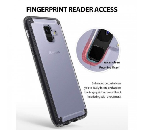 Чохол до мобільного телефона Ringke Fusion Samsung Galaxy A6 Smoke Black (RCS4438) Чохол до мобільного телефона Ringke Fusion Samsung Galaxy A6 Smoke Black (RCS4438)