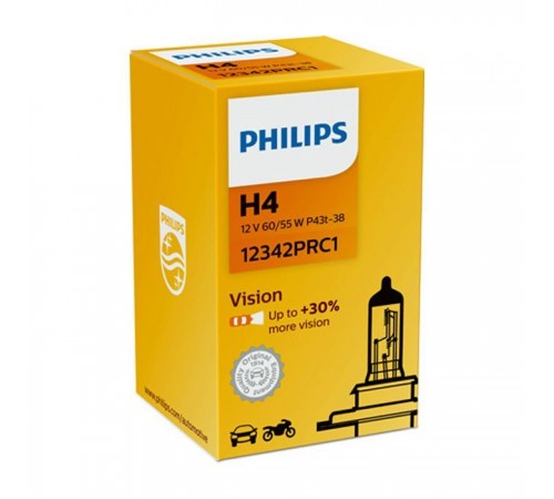 Автолампа Philips галогенова 60/55W (12342 PR C1) Автолампа Philips галогенова 60/55W (12342 PR C1)