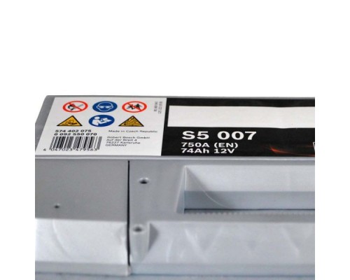 Акумулятор автомобільний Bosch 74А (0 092 S50 070) Акумулятор автомобільний Bosch 74А (0 092 S50 070)