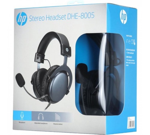Навушники HP DHE-8005 Gaming Red LED Black (DHE-8005)