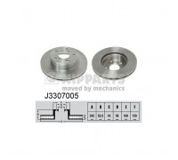 Тормозной диск Nipparts J3307005