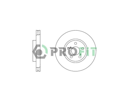 Тормозной диск Profit 5010-1508