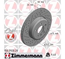 Тормозной диск ZIMMERMANN 150.2920.20