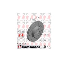 Тормозной диск ZIMMERMANN 150.3407.52