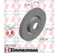 Тормозной диск ZIMMERMANN 450.5212.20