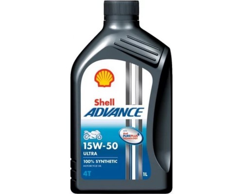 Моторна олива Shell Advance 4T Ultra 15W50 1л (5434) Моторна олива Shell Advance 4T Ultra 15W50 1л (5434)