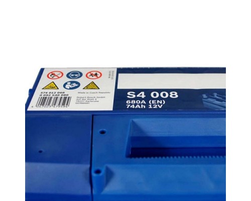 Акумулятор автомобільний Bosch 74А (0 092 S40 080) Акумулятор автомобільний Bosch 74А (0 092 S40 080)