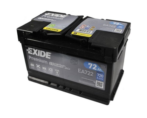 Акумулятор автомобільний EXIDE PREMIUM 72A (EA722) Акумулятор автомобільний EXIDE PREMIUM 72A (EA722)