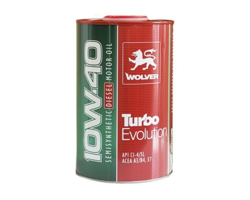 Моторна олива Wolver Turbo Evolution 10W-40 1л (4260360944413)