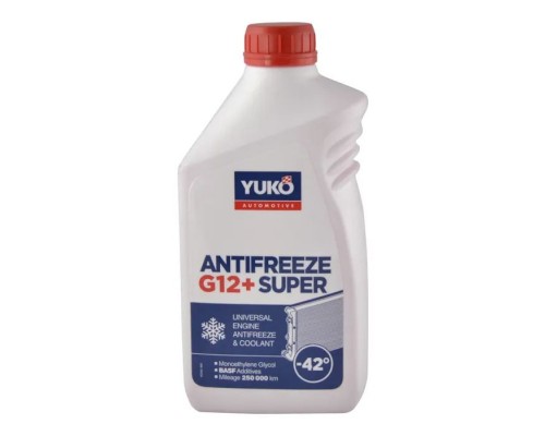 Антифриз Yuko -40 Super G12+ червоний 1л (4820070244489) Антифриз Yuko -40 Super G12+ червоний 1л (4820070244489)