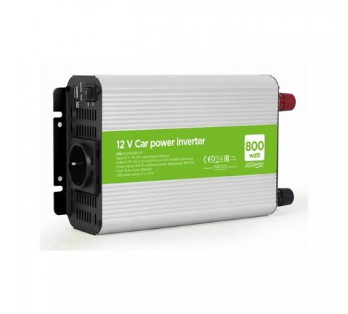 Автомобільний інвертор EnerGenie 12V/220V 800 Вт (EG-PWC800-01) Автомобільний інвертор EnerGenie 12V/220V 800 Вт (EG-PWC800-01)