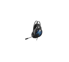 Наушники HP DHE-8001 USB+3.5mm LED Black (DHE-8001)