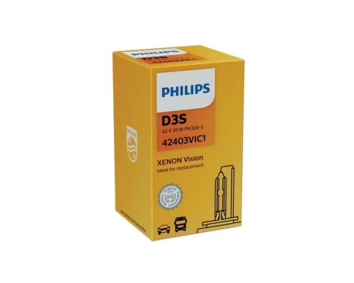 Автолампа Philips D3S 42403VIC1 42V 35W (6493) Автолампа Philips D3S 42403VIC1 42V 35W (6493)