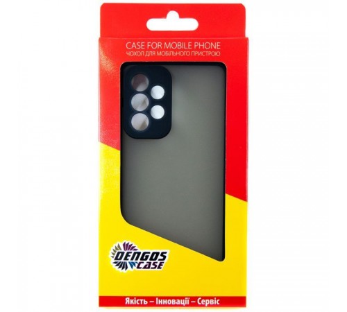 Чохол до мобільного телефона Dengos Matte Samsung Galaxy A33 (black) (DG-TPU-MATT-98) Чохол до мобільного телефона Dengos Matte Samsung Galaxy A33 (black) (DG-TPU-MATT-98)