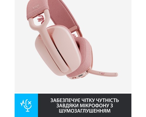 Наушники Logitech Zone Vibe 100 Wireless Rose (981-001224) Наушники Logitech Zone Vibe 100 Wireless Rose (981-001224)