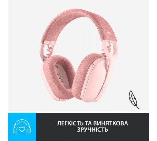 Наушники Logitech Zone Vibe 100 Wireless Rose (981-001224) Наушники Logitech Zone Vibe 100 Wireless Rose (981-001224)