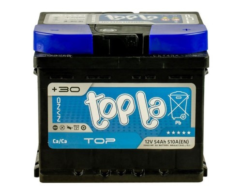 Акумулятор автомобільний Topla 54 Ah/12V TOP Euro (118 654) Акумулятор автомобільний Topla 54 Ah/12V TOP Euro (118 654)