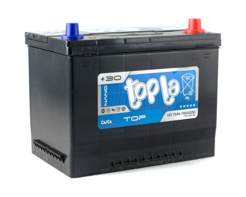 Акумулятор автомобільний Topla 75 Ah/12V Top/Energy Japan Euro (118 875)