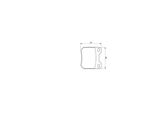 Тормозные колодки Bosch 0 986 424 754
