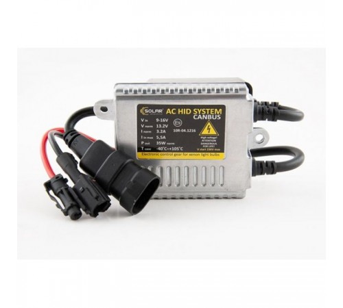 Автолампа SOLAR Slim Canbus Premium Ballast 35W, 9-16В (1570) Автолампа SOLAR Slim Canbus Premium Ballast 35W, 9-16В (1570)