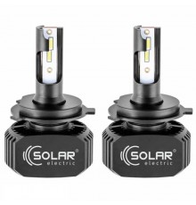 Автолампа SOLAR H4 LED 12/24V 40W 5000Lm 6000K, CSP1860 (8204)