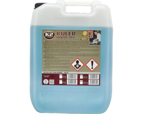 Антифриз K2 KULER -35C 20кг BLUE (W406N) Антифриз K2 KULER -35C 20кг BLUE (W406N)
