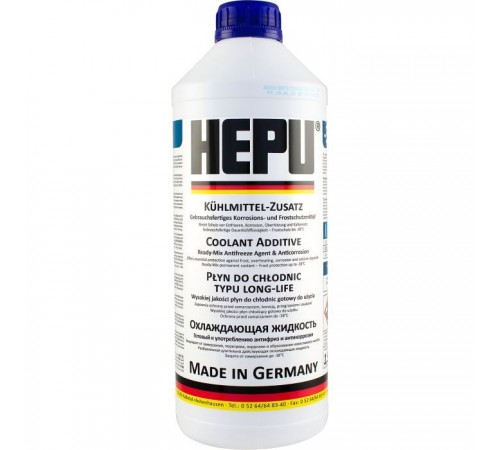 Антифриз HEPU 1.5л blue (P900-RM11) Антифриз HEPU 1.5л blue (P900-RM11)