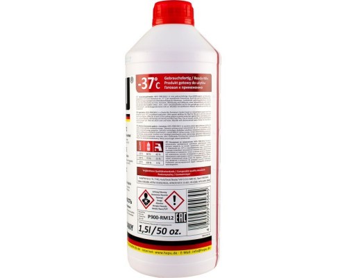Антифриз HEPU 1.5л красный (P900-RM12) Антифриз HEPU 1.5л красный (P900-RM12)