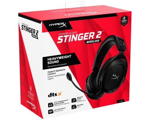 Наушники HyperX Cloud Stinger 2 Wireless Black (676A2AA) Наушники HyperX Cloud Stinger 2 Wireless Black (676A2AA)