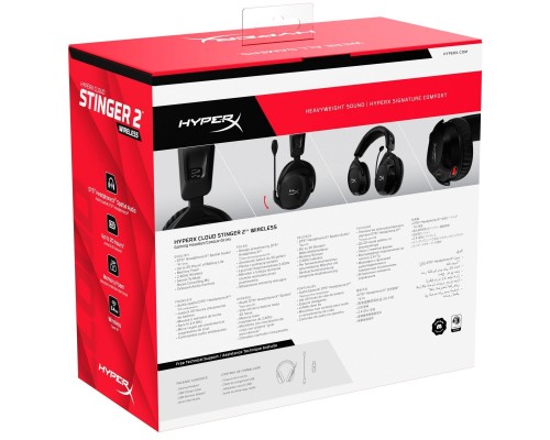 Наушники HyperX Cloud Stinger 2 Wireless Black (676A2AA) Наушники HyperX Cloud Stinger 2 Wireless Black (676A2AA)